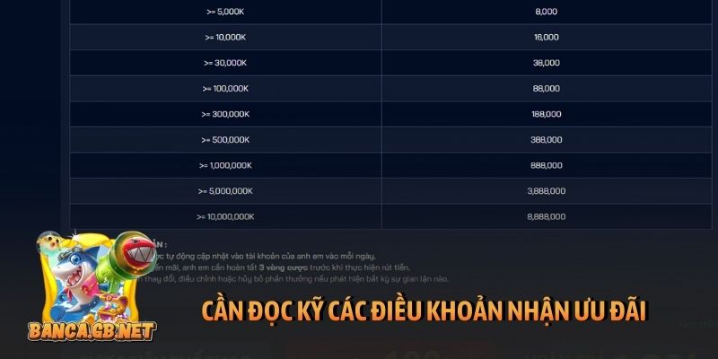 Cần đọc kỹ các điều khoản nhận ưu đãi