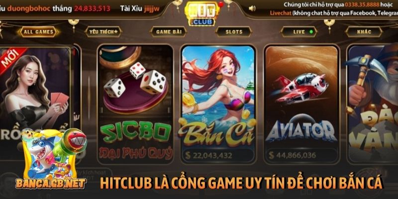 HitClub - Review cổng game bắn cá đáng chơi nhất 2026 4 HitClub là cổng game uy tín để chơi bắn cá đổi thưởng