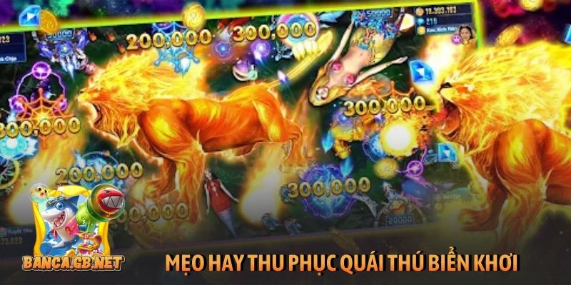 Mẹo hay thu phục quái thú biển khơi