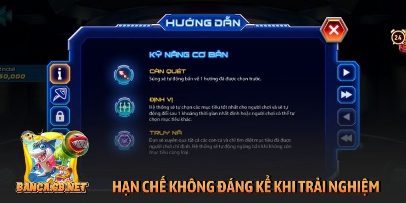 Một số hạn chế không đáng kể khi trải nghiệm ManClub