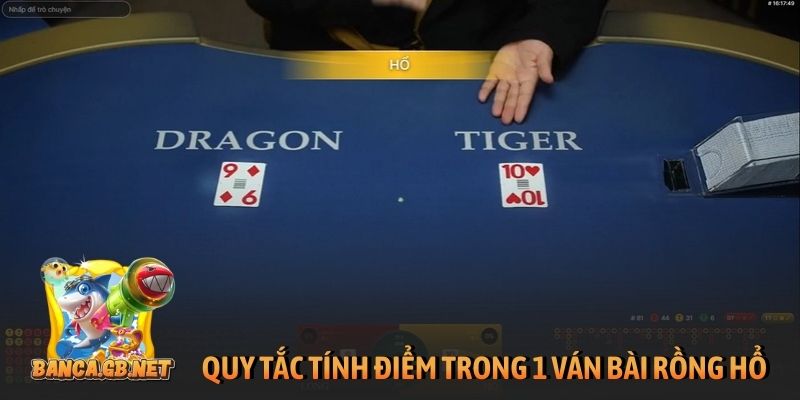 Quy tắc tính điểm đơn giản trong 1 ván bài rồng hổ