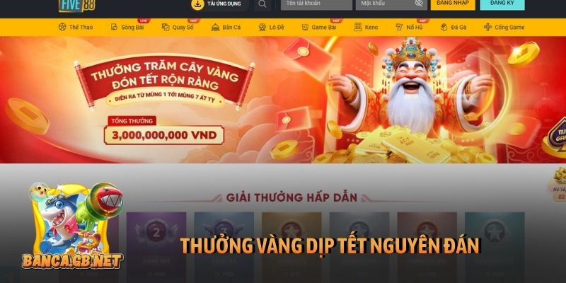 Thưởng vàng dịp Tết nguyên đán